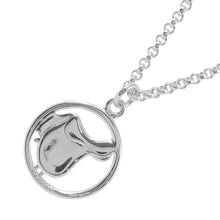 将图像加载到图库查看器中，HERMES Saddle motif necklace SV925

