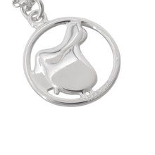 将图像加载到图库查看器中，HERMES Saddle motif necklace SV925
