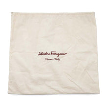 Load image into Gallery viewer, Ferragamo Gancini Tote Bag Black/Beige/Brown Nylon Canvas Leather
