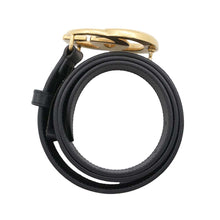 Load image into Gallery viewer, GUCCI Double G Wide Belt Size 80 Black406831 Leather
