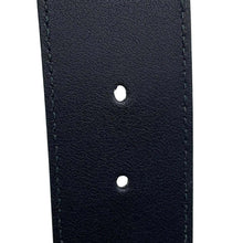Load image into Gallery viewer, GUCCI Double G Wide Belt Size 80 Black406831 Leather
