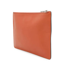将图像加载到图库查看器中，LOEWE ★Anagram Pouch Orange061409 Leather
