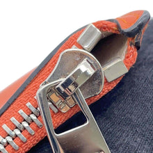 将图像加载到图库查看器中，LOEWE ★Anagram Pouch Orange061409 Leather
