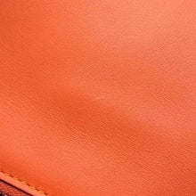 将图像加载到图库查看器中，LOEWE ★Anagram Pouch Orange061409 Leather
