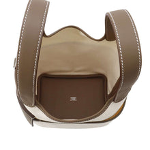 Load image into Gallery viewer, HERMES ★Picotin Lock Cargo Ecru/Etoupe Towar Goeran Swift Leather Size PM
