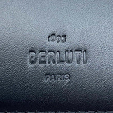 Load image into Gallery viewer, Berluti Calligraphy Long Wallet Gray Venetian leather
