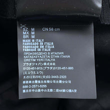 Load image into Gallery viewer, PRADA Corduroy cap Size M Black2HC274 Cotton100%
