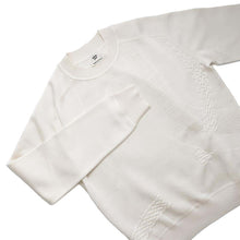 Load image into Gallery viewer, HERMES Coaching Relief Long Sleeve Knit Size 34 Blancasse Silk84% Nylon14% Polyurethane2%
