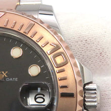 将图像加载到图库查看器中，ROLEX Yacht-Master 37 W37mm Stainless Steel K18PG Black Dial268621

