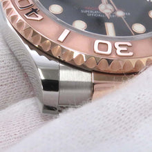 将图像加载到图库查看器中，ROLEX Yacht-Master 37 W37mm Stainless Steel K18PG Black Dial268621
