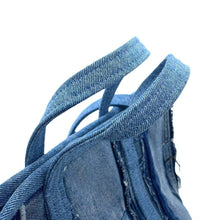 将图像加载到图库查看器中，BALENCIAGA Barbes 2WAYBag Blue671404 Denim Size Small
