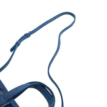 将图像加载到图库查看器中，BALENCIAGA Barbes 2WAYBag Blue671404 Denim Size Small
