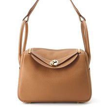 Load image into Gallery viewer, HERMES Lindy Gold Taurillon Clemence Size 26
