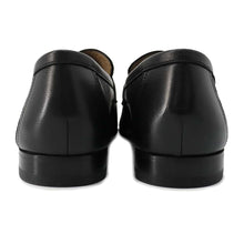将图像加载到图库查看器中，HERMES Mocassins Paris loafers Black Leather Size 42
