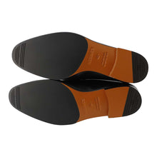 将图像加载到图库查看器中，HERMES Mocassins Paris loafers Black Leather Size 42
