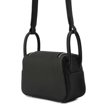 Load image into Gallery viewer, HERMES Lindy Black Taurillon Clemence Size Mini
