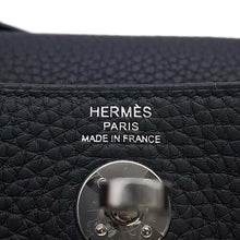 Load image into Gallery viewer, HERMES Lindy Black Taurillon Clemence Size Mini
