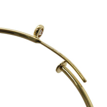 Load image into Gallery viewer, TIFFANY&amp;Co. Elsa Peretti Diamond Hoop Earrings Size Medium60018046 18K Yellow Gold
