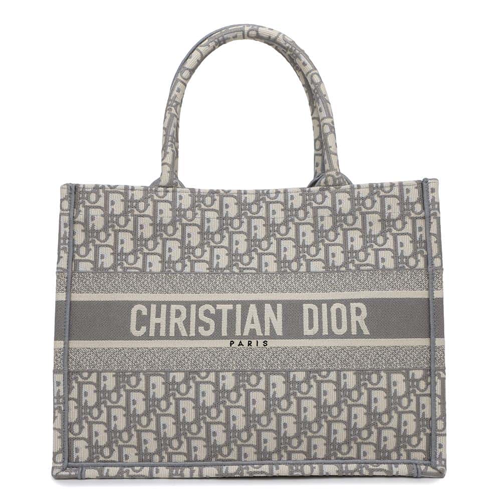 Dior Oblique Book Tote GrayM1296ZRIW Canvas Size Medium