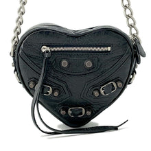 将图像加载到图库查看器中，BALENCIAGA Le Cagoule Heart Shoulder Bag Black722781 Lambskin
