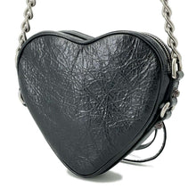 将图像加载到图库查看器中，BALENCIAGA Le Cagoule Heart Shoulder Bag Black722781 Lambskin

