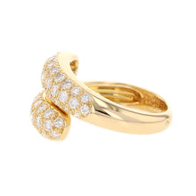 将图像加载到图库查看器中，CARTIER Double Mimi Ring Size 53/#13 18K Yellow Gold
