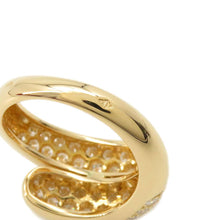 将图像加载到图库查看器中，CARTIER Double Mimi Ring Size 53/#13 18K Yellow Gold
