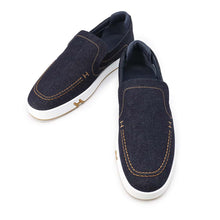 Load image into Gallery viewer, HERMES Kiddy Sneakers Blue Brut/Blue Celeste Denim Rubber Size 42
