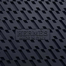 Load image into Gallery viewer, HERMES Kazimir Sandals Black Leather Nylon Size 42
