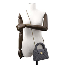 Load image into Gallery viewer, CHANEL Mini Shopping Bag GrayAS4416 Calf Leather Size Mini
