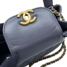 Load image into Gallery viewer, CHANEL Mini Shopping Bag GrayAS4416 Calf Leather Size Mini
