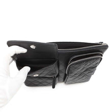 Load image into Gallery viewer, CHANEL Multi-pocket business bag Black Caviar Leather
