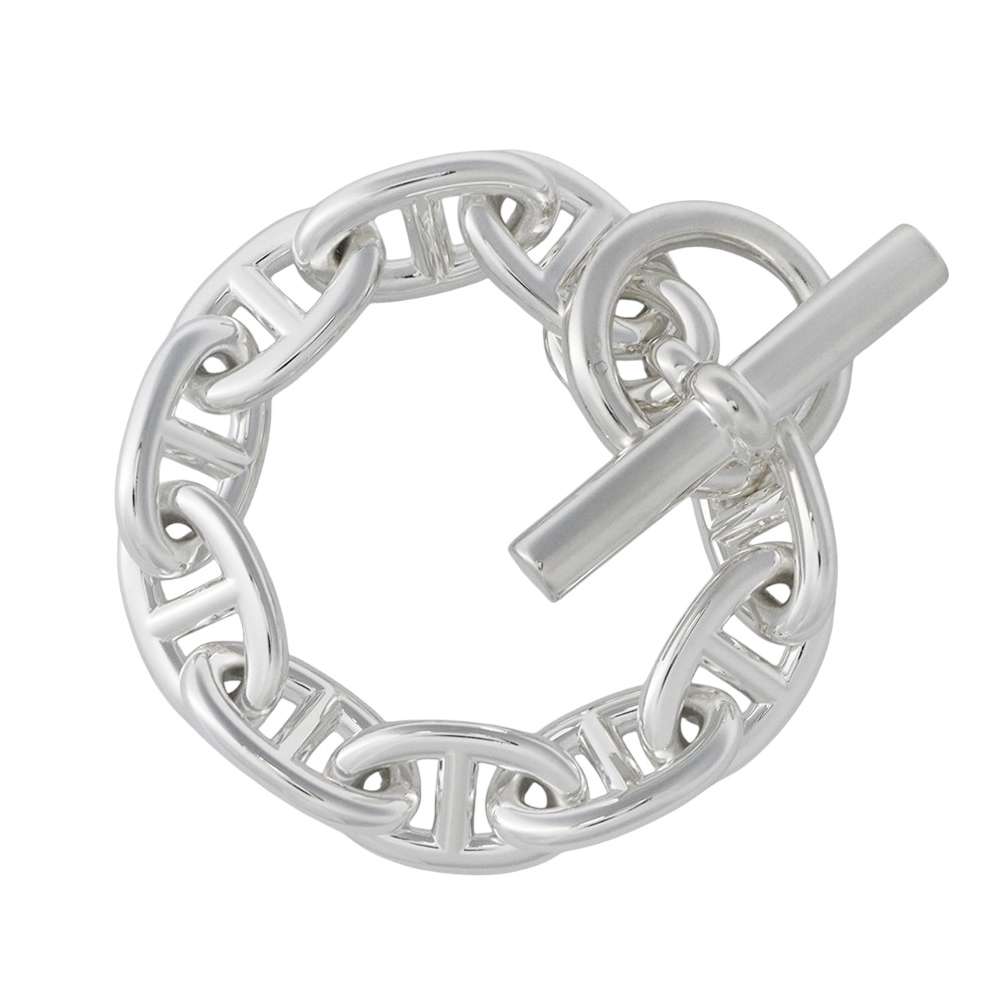 HERMES Chaine d'Ancre Bracelet 10 frames Size TGM SV925