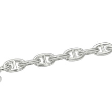 将图像加载到图库查看器中，HERMES ★Chaine d&#39;Ancre Bracelet 10 links Size TGM SV925
