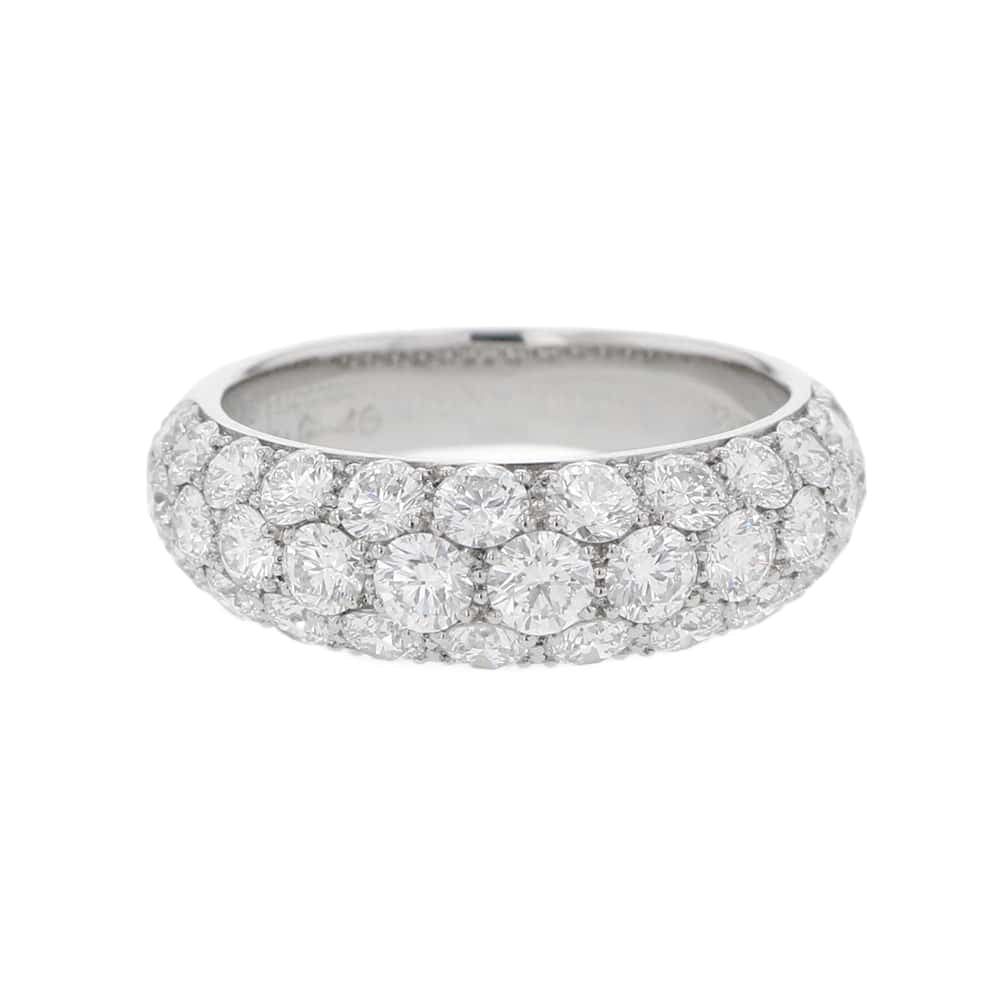 Gimel Diamond Ring Size Approximately No. 10 Pt950