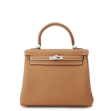 Load image into Gallery viewer, HERMES Kelly Retourne Gold Togo Leather Size 25
