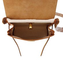 Load image into Gallery viewer, HERMES Herbag zip Ecru/Fauve Toile Military Vache Hunter Leather Size Mini

