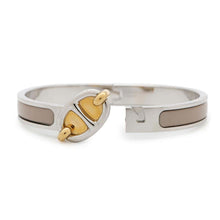 将图像加载到图库查看器中，HERMES Mini Clic Chaine d&#39;Ancre Bracelet Size PM Marong rasse Metal Enamel
