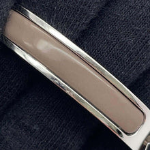 将图像加载到图库查看器中，HERMES Mini Clic Chaine d&#39;Ancre Bracelet Size PM Marong rasse Metal Enamel
