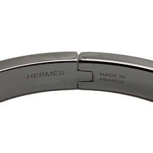 将图像加载到图库查看器中，HERMES Mini Clic Chaine d&#39;Ancre Bracelet Size PM Marong rasse Metal Enamel
