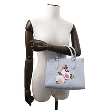 将图像加载到图库查看器中，LOUIS VUITTON LV × TM Onthego Washed blueM13836 Monogram Empreinte Leather Size PM
