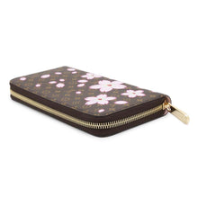 将图像加载到图库查看器中，LOUIS VUITTON LV × TM Zippy Wallet Sakura Brown/PinkM13433 Monogram
