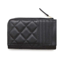 Load image into Gallery viewer, CHANEL Classic Zip Card Case Fragment BlackAP3179 Caviar Leather
