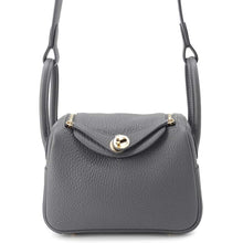 Load image into Gallery viewer, HERMES Lindy2 Ardoise Taurillon Clemence Size Mini
