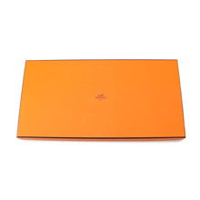 Load image into Gallery viewer, HERMES Triangle Geant Robe Legere Caban/Natural/Blue Cashmere70% Silk30%
