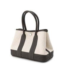 Load image into Gallery viewer, HERMES Neo Garden Ecru/Beige/Ebene Toile H Viking Negonda Leather Size 23
