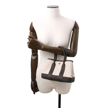 Load image into Gallery viewer, HERMES Neo Garden Ecru/Beige/Ebene Toile H Viking Negonda Leather Size 23
