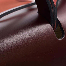 Load image into Gallery viewer, HERMES Herbag zip RougeSellier/Black/White Toile Quadrille Vache Hunter Leather Size 31(PM)
