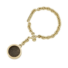 将图像加载到图库查看器中，BVLGARI Ancient Coin Key Chain 18K Yellow Gold
