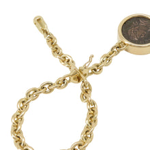 Load image into Gallery viewer, BVLGARI ★Ancient Coin Key Chain 18K Yellow Gold

